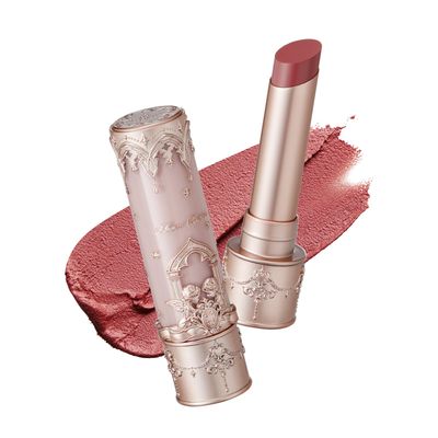 Flower Knows Little Angel Matte Lipstick,Super Soft &amp; Ultra Silky Lip Stick,Long Lasting &amp; Moisturizing Vegan Lip Mud for Girls&amp;Women,Velvety Finish,3.5g,1Count(C06 Lyric Poetry)