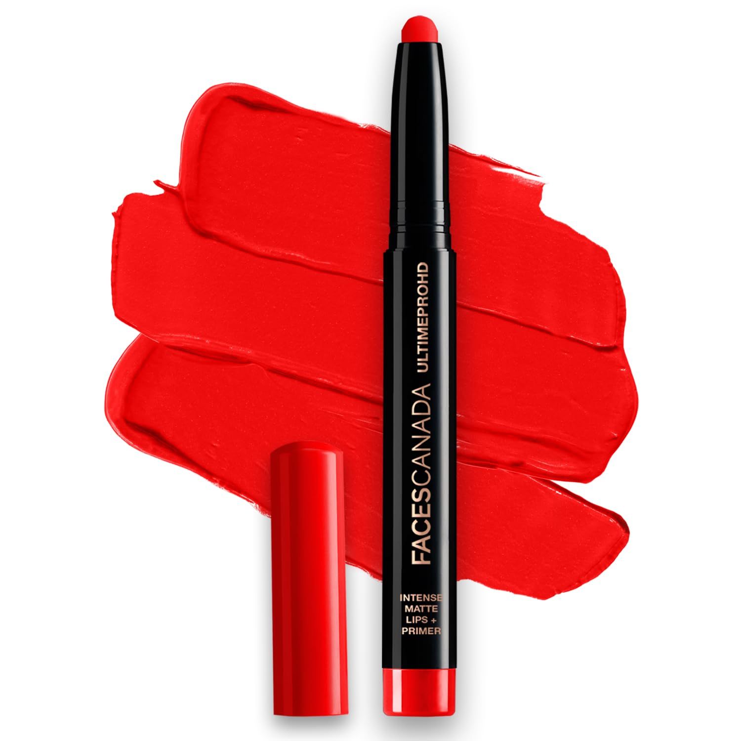 FACESCANADA Ultime Pro HD Intense Matte Lipstick  Primer - Tempting 16 | 9 Hour Long Lasting Lip Color | Lightweight &amp; Smudge Proof Matte Finish | 0.05 Oz1.4g