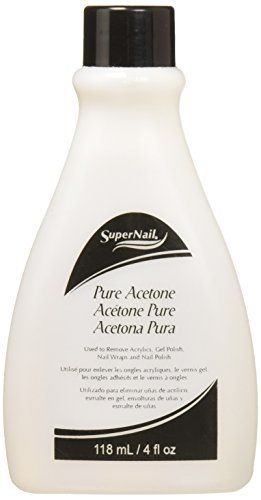 Super Nail Pure Acetone, 4 Fl Oz