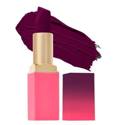 Juvia&#39;s Place Reds &amp; Berries Velvety Matte Lipsticks The Berries Frenemy - Blackened Berry, Soft-Matte Lipstick, Hydrating, Highly Pigmented, Creamy, Smooth, and Long-Lasting