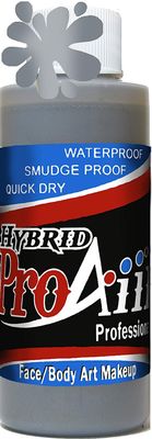 Face Painting Makeup - ProAiir Water Resistant Makeup - 2.1 oz (60ml) Silver