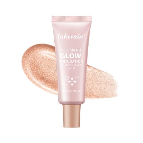 Natural Glow Illuminator Glotion - Glowing, Moisturizing, Lightweight Base, Multi-Purpose - Hydrating &amp; Illuminating Makeup Highlighter for Radiant, Sun-Kissed Look (#2 Light, 1.35 Fl Oz (Pack of 1))