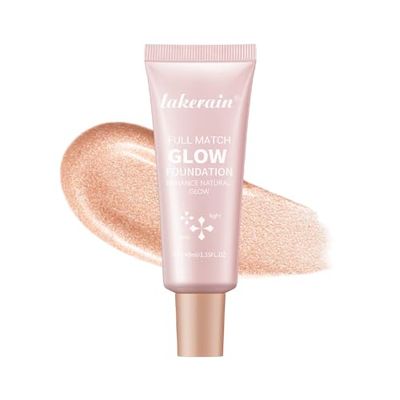 Natural Glow Illuminator Glotion - Glowing, Moisturizing, Lightweight Base, Multi-Purpose - Hydrating &amp; Illuminating Makeup Highlighter for Radiant, Sun-Kissed Look (#2 Light, 1.35 Fl Oz (Pack of 1))