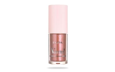 Pupa Milano Vamp! Liquid Eyeshadow - Shimmer Finish, Ultra-Adherent, and Lightweight - Ophthalmologically Tested - 004 Rose - 0.13 oz