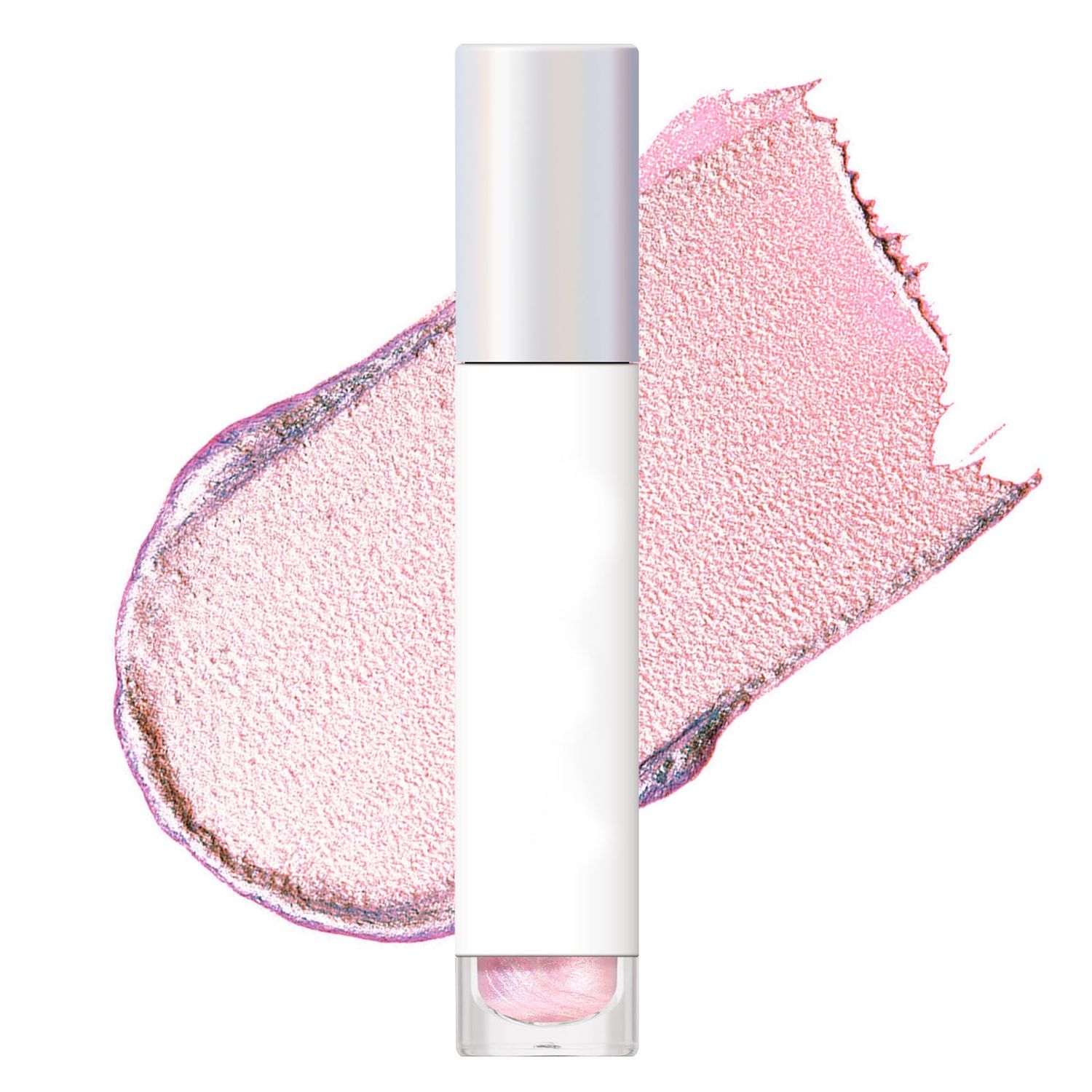 Fecraft Glitter Eyeshadow - Waterproof Liquid Eyeshadow,Shimmer &amp; Metallic Eyeshadow,Create Your Own Glitter Makeup(Pink)