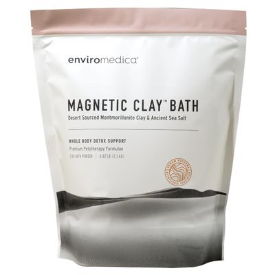 Magnetic Bentonite Clay Detox Bath - Sodium &amp; Calcium Bentonite, &amp; Himalayan Salt - Healing Clay to Remove Environmental Toxins for a Whole Body Detox - Health &amp; Beauty Clay by Enviromedica