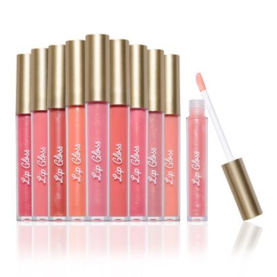 Beauty Concepts Lip Gloss Collection - Shimmering, Glossy Lip Makeup Set for a Radiant Finish, Pink and Neutral