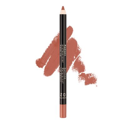 Radiant Professional Waterproof Lip Liner Pencil - Long Lasting Lip Liner Pencil for Defined Lips - Soft &amp; Creamy Lipliner Pencil with Vitamin E - Longwearing Lip liner Pencil 1.20g (02 HAZELNUT)