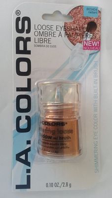 L. A. Colors Expressions Shimmering Loose Eyeshadow, BES404 Radiant. Net Wt 0.10 Oz (2.8 G)