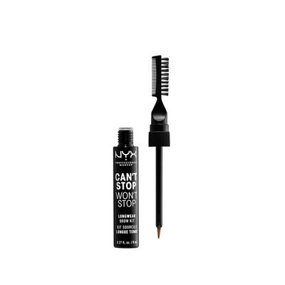 NYX PROFESSIONAL MAKEUP Can&#39;t Stop Won&#39;t Stop Longwear Eyebrow Kit - Auburn