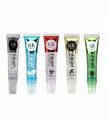 NICKA K NEW YORK 5 Flavors NK Hydrating Lip Gel Rosehip Argan Oil Mint Aloe Clear Moisturizing Clear Gloss