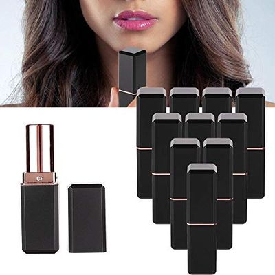 Empty Lipstick Tube, 10pcs Lip Balm Holder DIY Cosmetic Tubes Self-made Lipstick Containers Tubes, Refillable Cosmetics Bottles Beauty Packaging Bottle Holder Makeup Tool