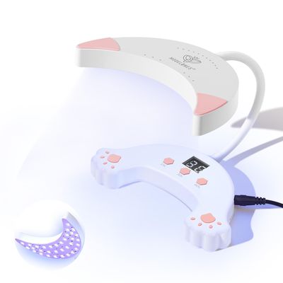 Modelones UV LED Nail Lamp, Gooseneck UV Lamp for Gel x Nails, 48 W Nail Light for Gel Nail Polish with 3 Timers and LCD Display, UV Light for Gel Nails, LED Nail Lamp for Fast Curing