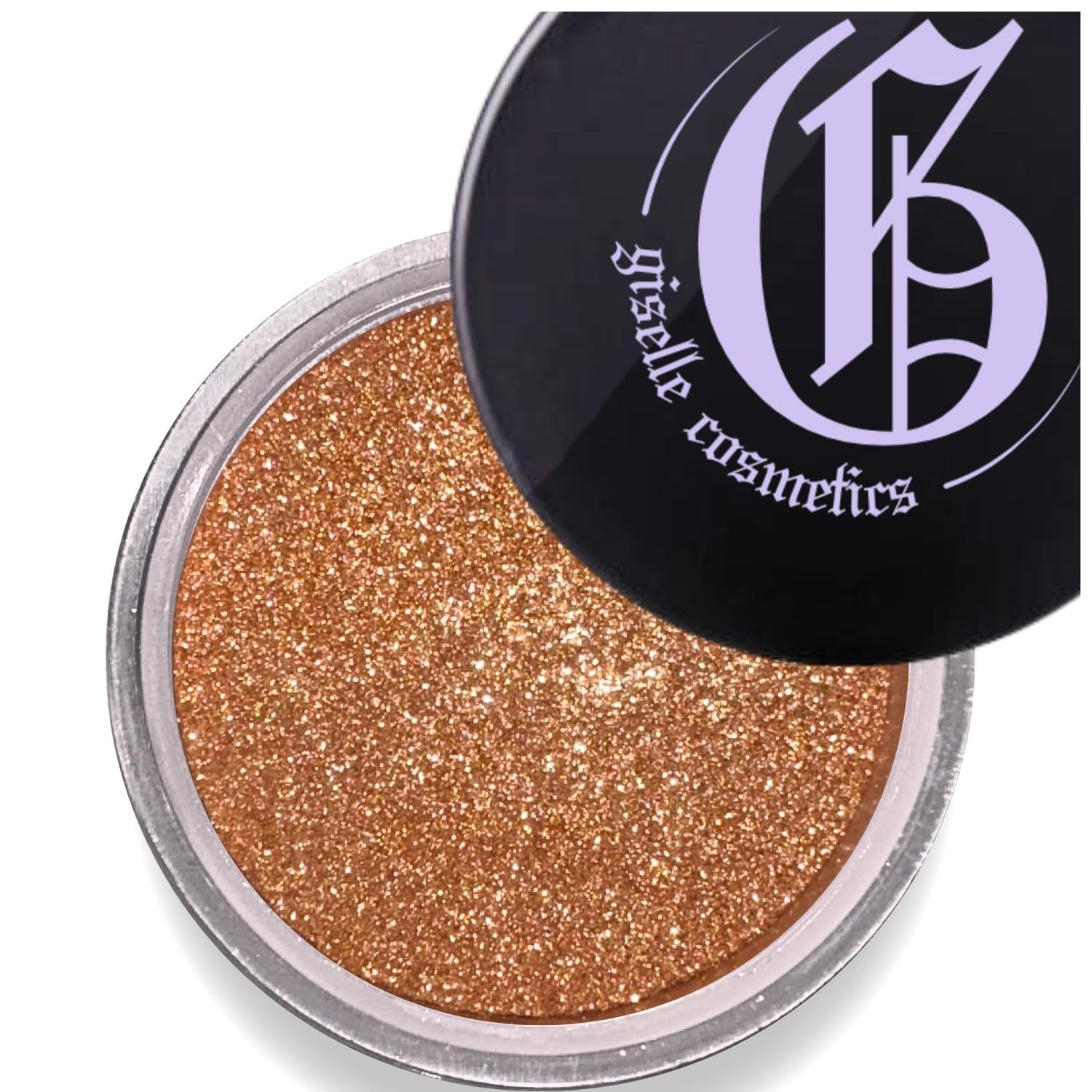 Giselle Cosmetics Golden Tan Eyeshadow Palette - Talc Free, Natural &amp; Organic Eye Shadow with Glitter, Shimmer, Iridescent &amp; Smokey Shades - Loose Powder Highlighter Makeup for Professional Look