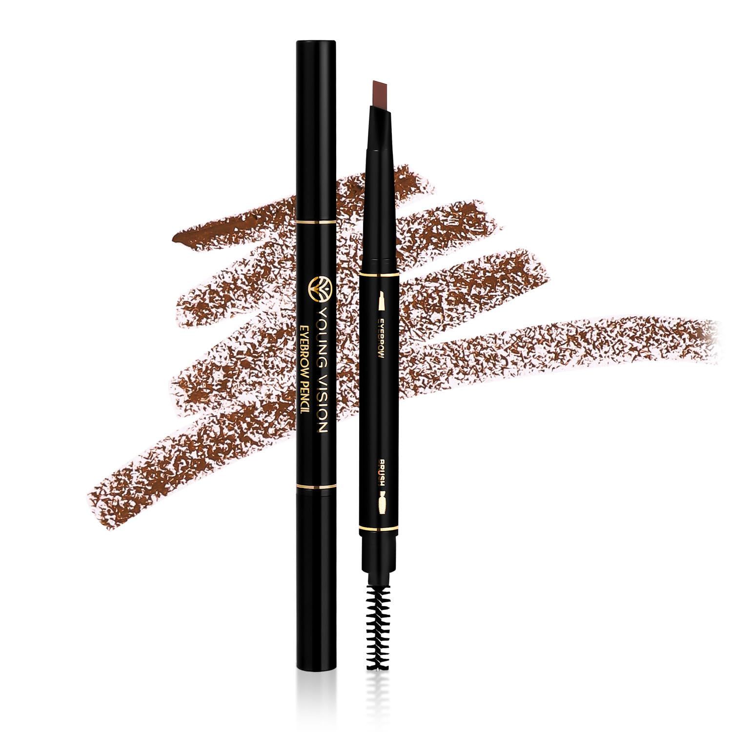 Eyebrow pencil eyebrow Eyebrow Retractable Definer Pencil, eyebrow stylist shape and fill eyebrow pencil, professional eye makeup (03 Brown)