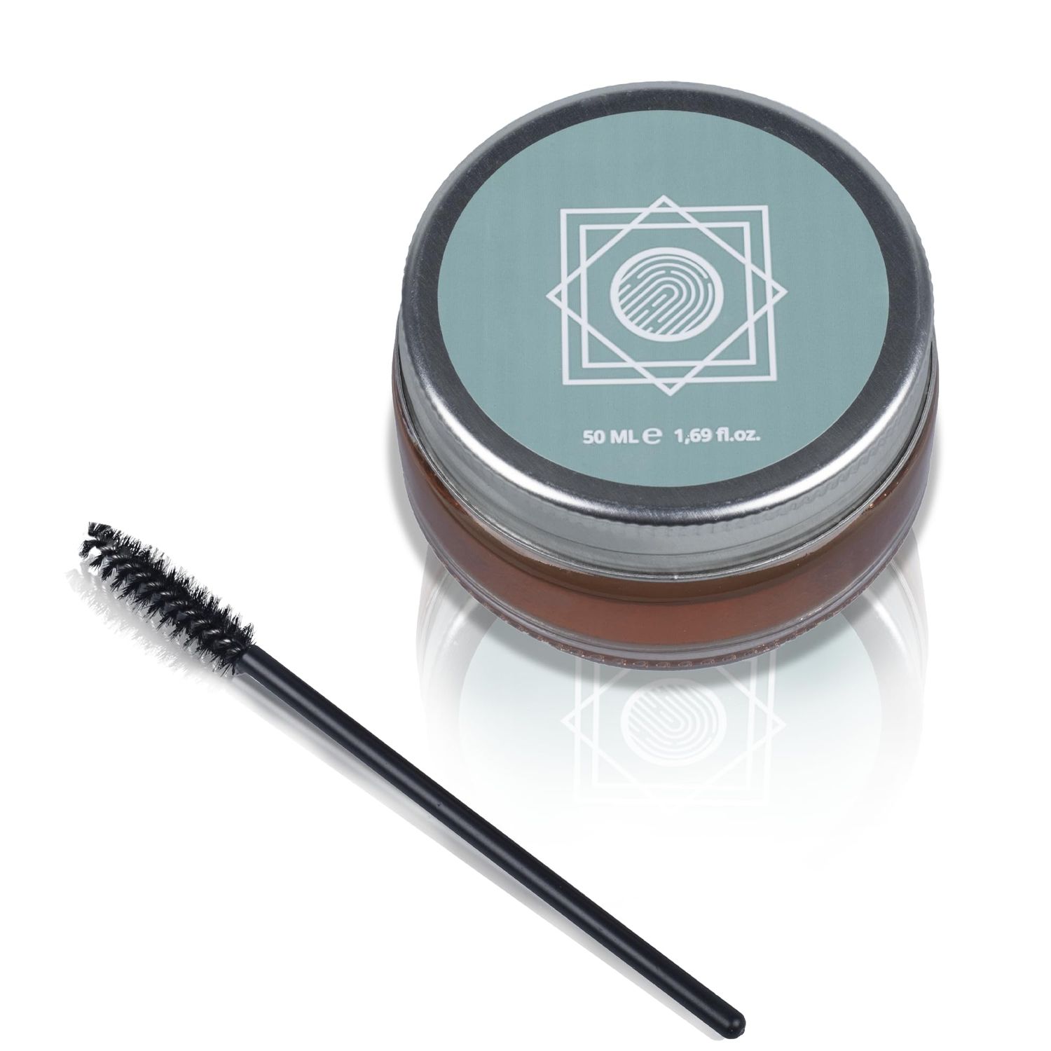 Eyebrow Wax Kit with Adjustable Eyebrow Brush - 50 ml1.69 oz, Waterproof&amp;Clear, Long Lasting, Nourishing, No Resiude, Flake-Free, Moisturizing, Non-Sticky, All-Day Quick Fix for Eyebrows, Soap Gel