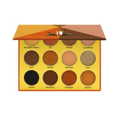 EBIN NEW YORK Golden Empire - Secret of Pharaoh Eyeshadow Palette, Highly Pigmented and Blendable, Cruelty-Free, Long-Lasting Matte &amp; Shimmer