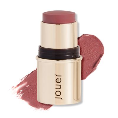 Jouer Blush &amp; Bloom Cheek  Lipstick, Promise Me - Hydrating Cream Blush Stick for Cheek and Lip Tint - Moisturizing Rose Hip and Squalane Oil Formula