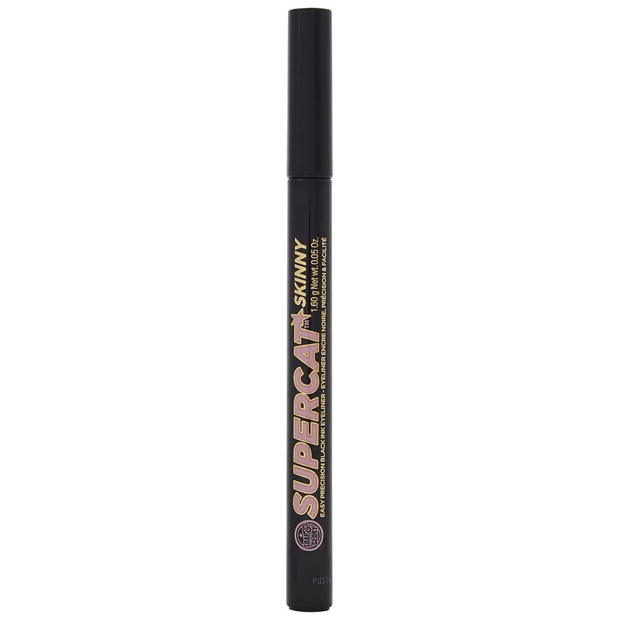 Soap &amp; Glory Supercat Skinny Easy Precision Black Ink Eyeliner Pen - Long Lasting, Long Wear Black Liquid Eyeliner - Thin Tip Creates Precision Liquid Eyeliner Look - Matte Liquid EyeLiner Pen (1.6g)