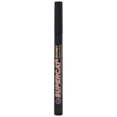 Soap &amp; Glory Supercat Skinny Easy Precision Black Ink Eyeliner Pen - Long Lasting, Long Wear Black Liquid Eyeliner - Thin Tip Creates Precision Liquid Eyeliner Look - Matte Liquid EyeLiner Pen (1.6g)