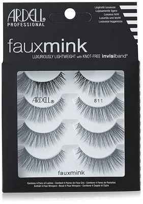 Ardell False Lashes Faux Mink 811 Multipack, 1 pk x 4 pairs