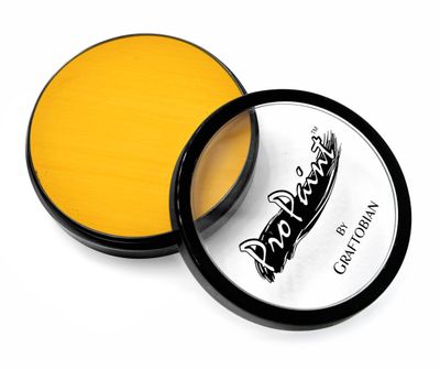 Graftobian Makeup ProPaint Face &amp; Body Paint - Buttercup Yellow 30ml - Halloween Makeup - Costume Makeup for Adults - Body Paints for Adults - Face Paint Makeup - Skin Paint - Makeup Paint