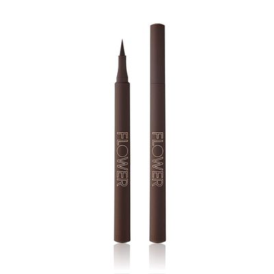 FLOWER BEAUTY By Drew Barrymore Forever Wear Winged Eyeliner - Long-Lasting  Smudge-Proof - Liquid Eyeliner  Winged Applicator (Dark  Stormy)