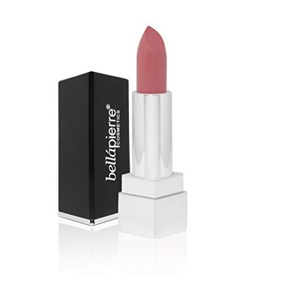 bellapierre Matte Lipstick with 100% Natural Non-Toxic Formulation | Cruelty &amp; Paraben Free | Long Lasting Nourishing Color &amp; Sun Protection - Antique Pink