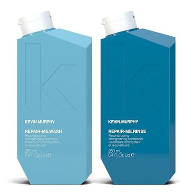 KEVIN.MURPHY REPAIR-ME.WASH &amp; RINSE - Moisturising Hair Repair Shampoo - Hair Repair Conditioner - For All Hair Types Needing Repair - Sulphate &amp; Paraben Free - 250 mL  8.4 fl oz - 2 Pack