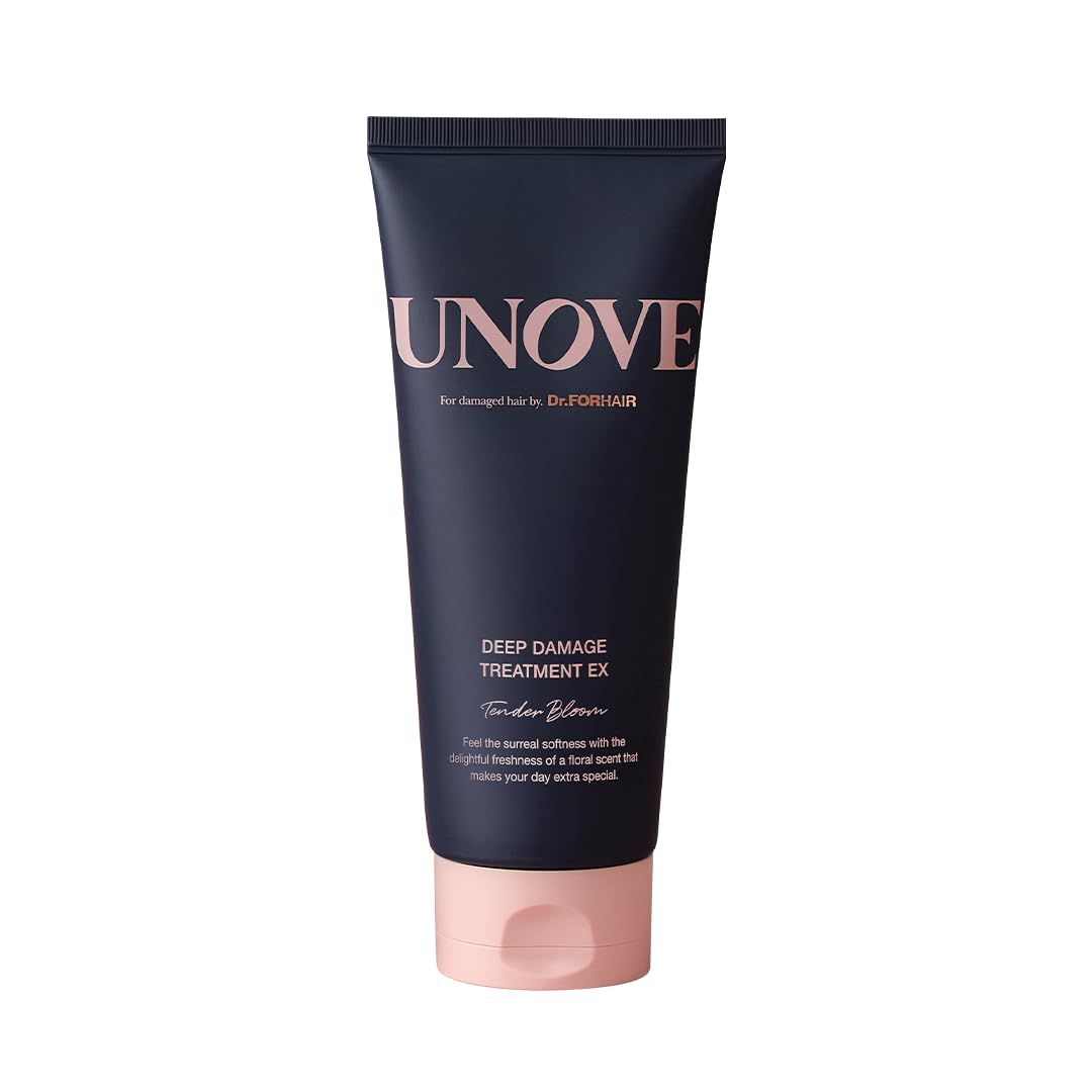 UNOVE Deep Damage Hair Treatment Mask Ex Tender Bloom 207 ml7fl.oz | | Protein-Rich Nourishment Hair Mask | Deep Conditioner for Dry Damaged Hair | Deep Conditioning &amp; Moisturizing