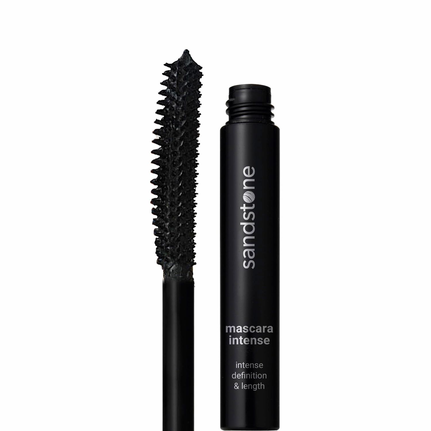 Sandstone Scandinavia Hypoallergenic Mascara Sensitive Eyes - Smudge-Proof, Sweatproof, Lengthening Mascara with amazing separation of the lashes - Vegan, Non Toxic Mascara Black