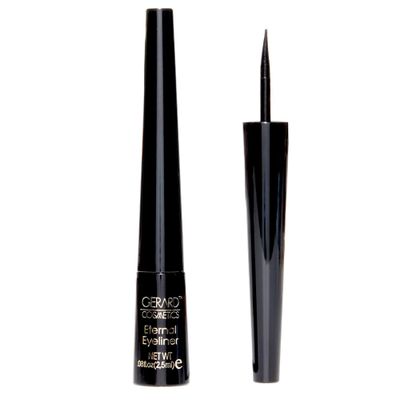 Gerard Cosmetics Eternal Eyeliner | Ultra Black Liquid Eyeliner wFine Precision Tip Applicator | Extended Long Wear | Cruelty Free | Waterproof Smudge Proof Eyeliner