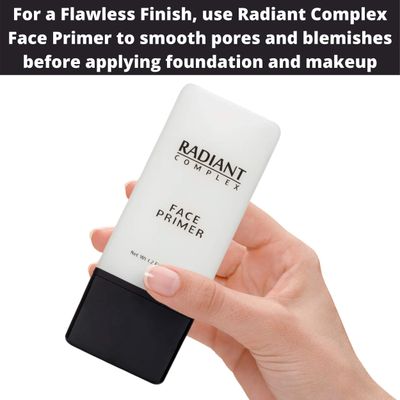 Best Makeup Base Radiant Complex Face Primer and Pore Minimizer Transforms Your Skin into a Smooth Matte Canvas for Applying Foundation and Make Up, Hiding Fine Lines, Blemishes and Wrinkles 1.2 OZ