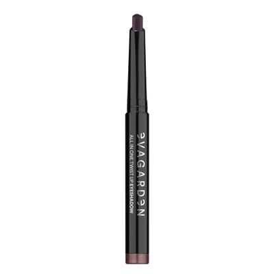 EVAGARDEN All In One Twist Up Eye Shadow - Easy, Fast and Effective Makeup - Creamy, Bold Color Release Blends Effortlessly - Remains Uniform and Bright with No Transfer - 356 Plum - 0.03 oz