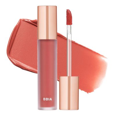 BBIA Last Velvet Tint - Soft &amp; Creamy Matte Finish Lip Stain, Blur Effect with Velvety Texture, Long-Lasting, High Pigment, Lightweight, Non-Drying, Vegan, Korean Lip Makeup (V17 MORE PLEASANT)