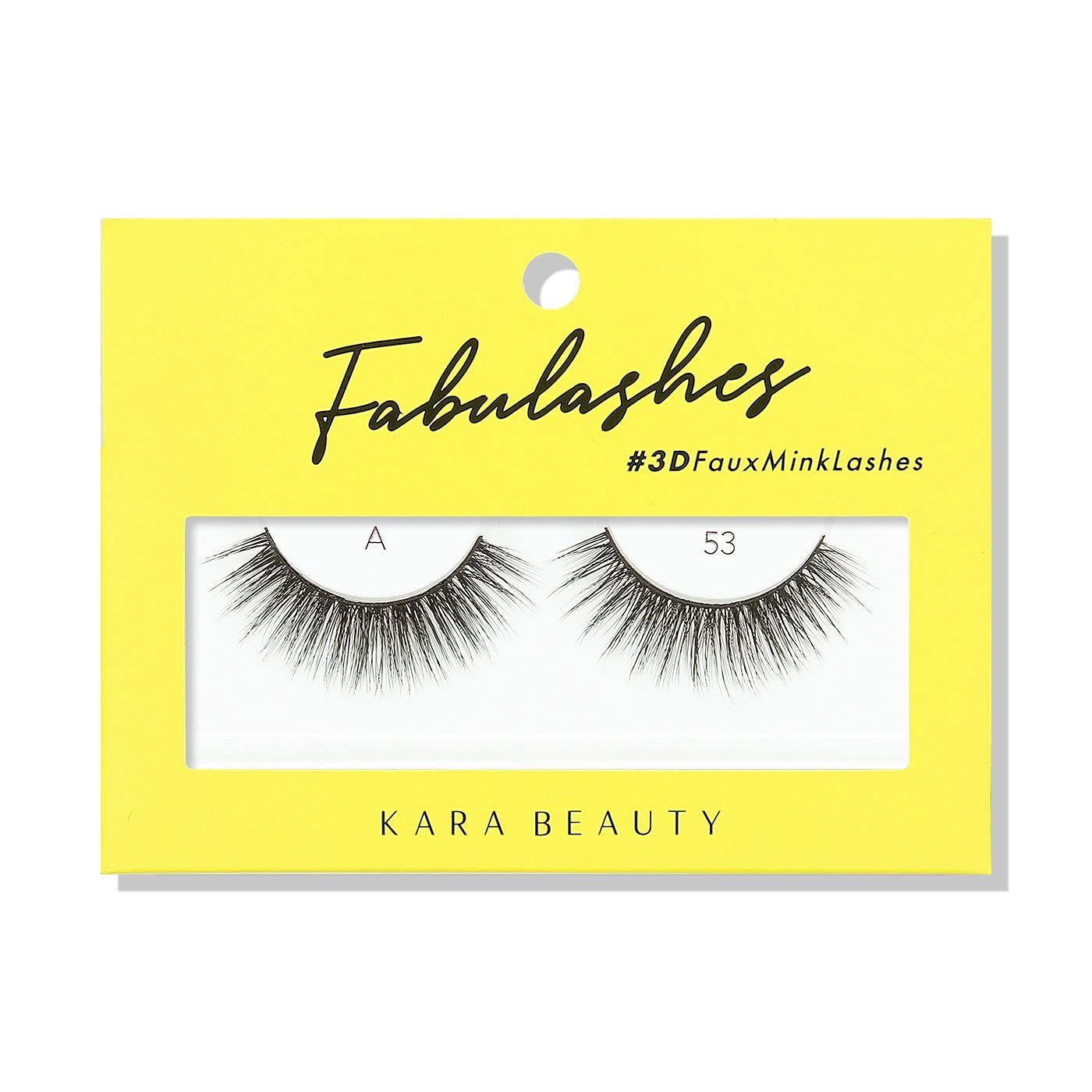 KARA BEAUTY FABULASHES 3D Faux Mink False Eyelashes - Style A53