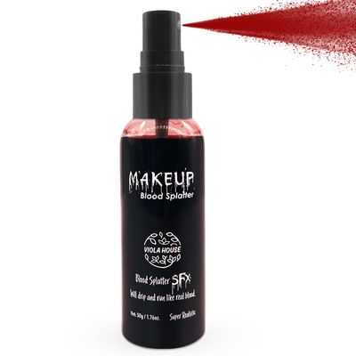 VIOLA HOUSE Artificial Blood Red Spray, Artificial Halloween Blood, film blood, vampire blood, zombie blood for carnival and carnival, Sfx Make Up Face Body Paint. 50g1.76oz