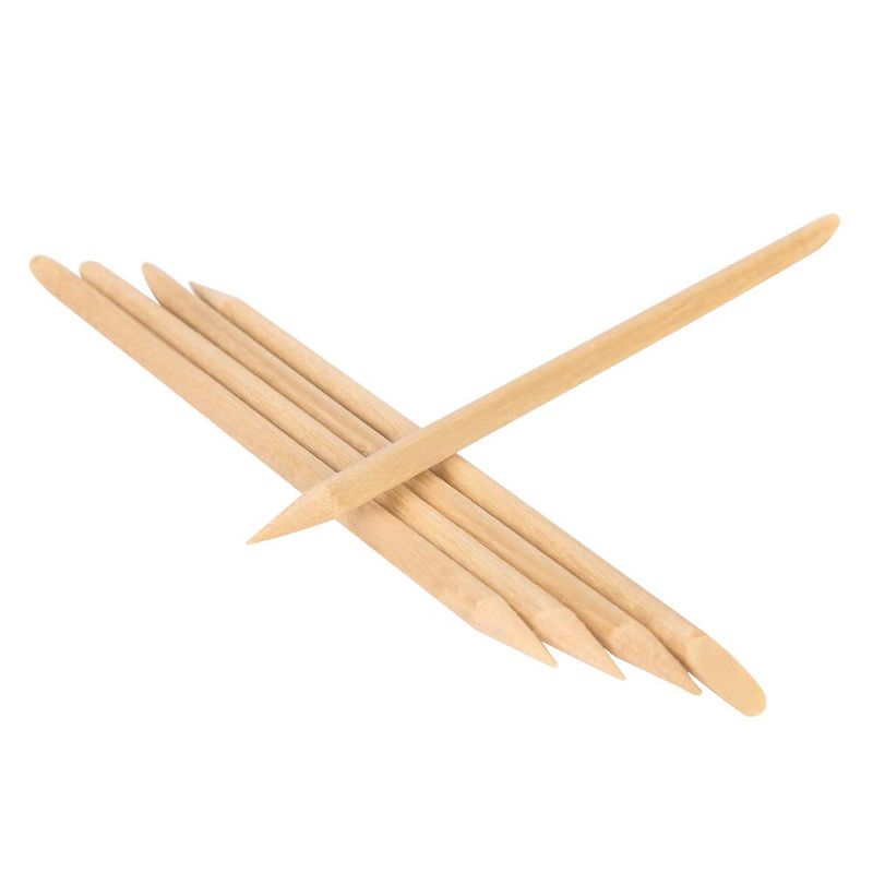 roomir 100PCS Orange Sticks for Nails 4.5 Inch - Wooden Cuticle Pusher &amp; Remover Set - Non-Toxic, Skin-Safe - Wood Tools for Manicure &amp; Pedicure - Disposable Set for Home &amp; Salon - Won't Break Easily