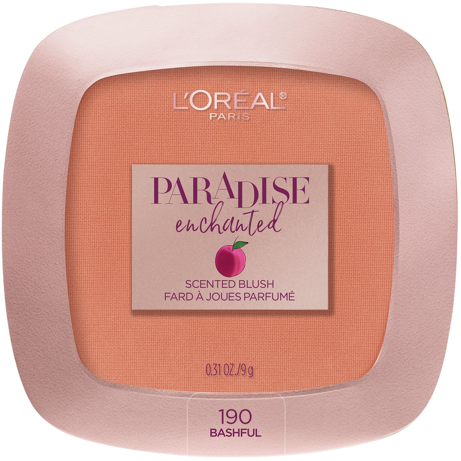 L&#39;Oreal Paris Makeup Paradise Enchanted Scented Blush, Bashful, 0.31 Ounce