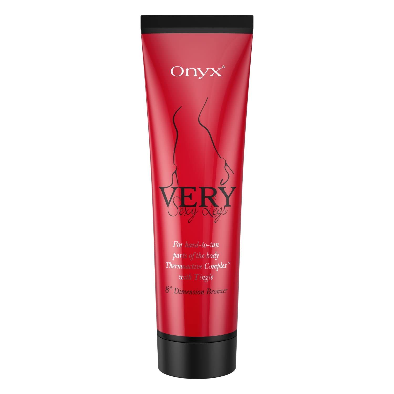Onyx Very Sexy Legs Tingle Indoor Tanning Bed Lotion - Premium Outdoor Tanning Lotion with Bronzer for Legs &amp; Hard-To-Tan Body Parts - Thermoactive Complex - Hot Tingle Tanning Formula for Women