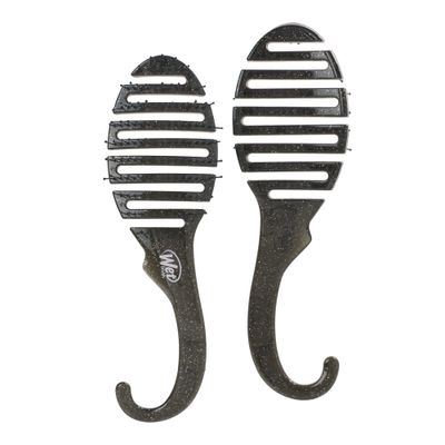 Wet Brush Shower Hair Brush Detangler - Exclusive Ultra-soft IntelliFlex Bristles - Minimizes Pain And Protects Against Split Ends and Breakage - Comb For Women, Men, Wet &amp; Dry Hair - Black Glitter