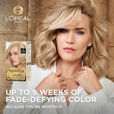 L'Oreal Paris Superior Preference Fade-Defying  Shine Permanent Hair Color, 9 Natural Blonde, Pack of 1, Hair Dye