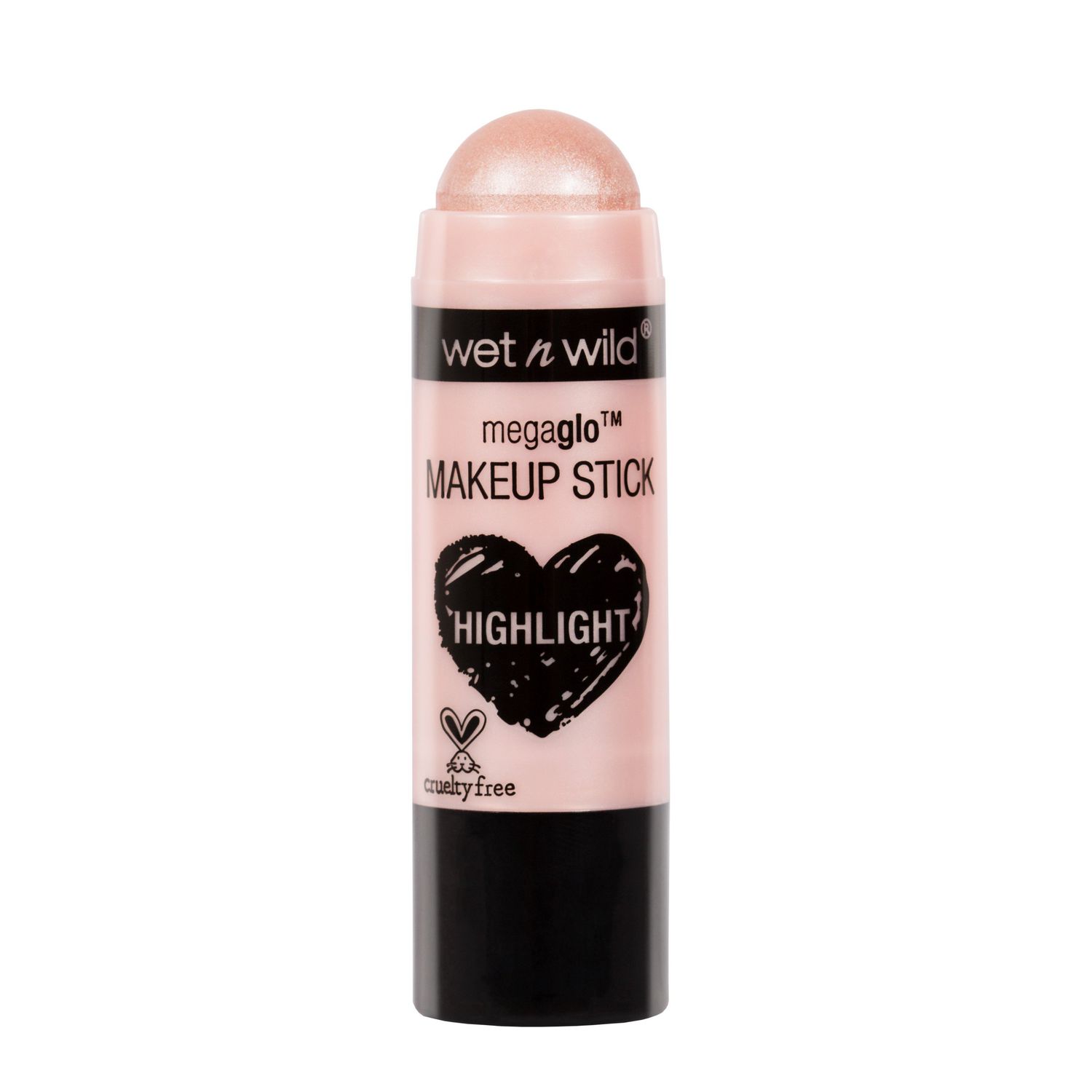 wet n wild MegaGlo Makeup Stick, Buildable Color, Versatile Use, Cruelty-Free &amp; Vegan - When The Nude Strikes