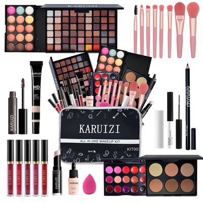 KARUIZI Makeup Kit for Girls,Makeup Sets For Women Full KitTravel Makeup Kit,Girl Makeup Kit for Girls,Kids, Girls Makeup Kit, Makeup Sets for Beginners, Teens, Women, 8-12 Years (KIT003)