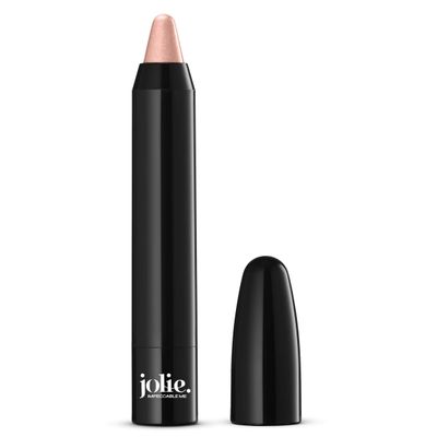 Jolie Eyebrow Perfecting Brightener &amp; Highlighter, Creamy Self Sharpening Crayon Stick, Satin Finish (Champagne Pink)