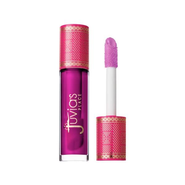 Juvia&#39;s Place,Lip Gloss Glass Sweet Beets, Berry, Long Lasting Hydrating The Reds &amp; Berries,16 oz