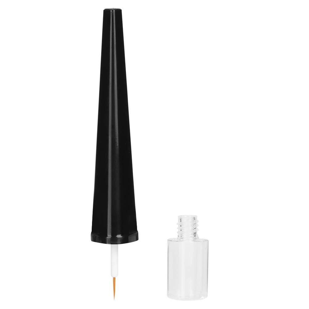 Empty Eyelash Tube 25pcs Wand 5ml Clear Refillable Plastic Mascara Container with Rubber Stopper Bottle for Castor Oil Diy Cosmetics Beauty Tool