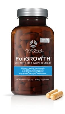 Advanced Trichology FoliGROWTH Hair Growth Supplement for Thicker Fuller Hair | Approved by the American Hair Loss Association, Revitalize Thinning Hair, Backed by 20 Years of Experience in Hair Loss
