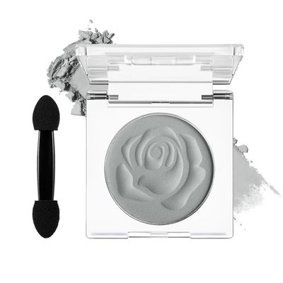 DE&#39;LANCI Matte Grey Eyeshadow Single, Matte Gray Eyeshadow Palette For Cool Tone, Longwear Natural Punk Goth Grey Eye Shadow Makeup, Blendable Blue Grey Smoky Eye Makeup for Women Day &amp; Night, #03