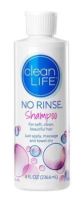 No-Rinse Shampoo, 8 fl oz - Leaves Hair Fresh, Clean and Odor-Free, Rinse-Free Formula
